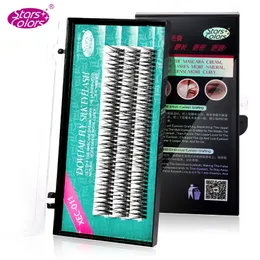 10 boxeslot Natural False Eyelashes High Quality Makeup Eye Lashes Encryption Silk C Curl Fake Dovetail fly Eyelash Extension 220525