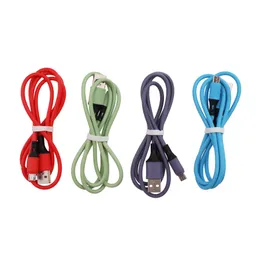 Płynny silikon 2A Kable ładowania szybkiego ładowania V8 Micro USB Type C Kabel danych dla Samsung LG Xiaomi Android Charger Wire