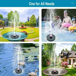 Garden Decorations Solar Fountain Floating Water With Panel Powered Pump Patio Lawn Pond DecorGarden
