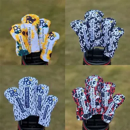 PG Wood Iron Headcovers Pearly Gates Covers dla kierowcy Fairway Hybrid Woods Irons Golf Club Protector Set 220705