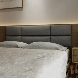 Cojín/almohada decorativa tela nórdica sofá de bolsas anti-colisión alrededor de la cama de tatami cabeza contra el cojín de la espalda moderno pared simple autoadhesivo