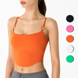 2024 High Quality Align LU-07 LU Yoga Wear Fitness Sports Running Outdoor Shockproof Vest Quick Dry With Chest Pad Sling Bra Underwear