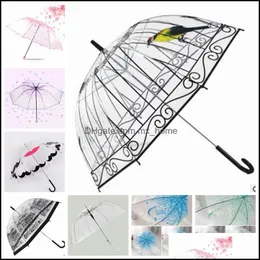 Umbrellas Household Sundries Home Garden Ll Bubble Umbrella Cute Deep Dome Gossip Girl Wind Resistance Wo Dk