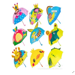 cartone animato Ombrello per bambini per ragazze Ragazzi Bambino Parapluie Kid Enfant Paraguas Parapluie Guarda Chuva Paraplu Sombrilla Ombrello Rain 220707