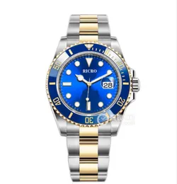 EW Factory Men's Watch 41 MM Blue Spring 3235 Automatisk rörelse Keramisk ring 904 Fine Steel Super Luminous Scratch Proof Sapphire Submersion Series