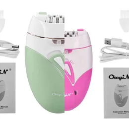 epilator ckeyin USB قابلة للشحن المرأة إزالة الشعر ساق إزالة الشعر DEPILATOR