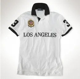 Sprzedaż hurtowa 2149 letnie nowe koszulki polo europejskie i amerykańskie męskie krótkie rękawy CasualColorblock bawełna duże rozmiary haftowane modne koszulki S-2XL