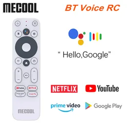 استبدال التحكم عن بُعد Mecool KM2 الأصلي لـ KM2 Google Netflix 4K Voice Android TV Box