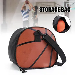 Duffel Bags Bolsa de Bola de Basquete de Futebol Vôbito Lado de Mesh One ombro Fitness Ball Soccer Ball Outdoor Training EquipmentDuffel