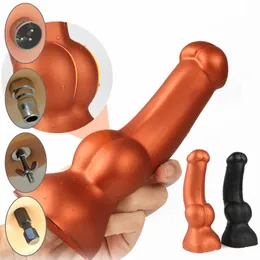 Sexig maskinfästning Senior Soft Soft Liquid Silicone Dildos Accessories G-Spot Stimulation Anal Plug Penis Love Products