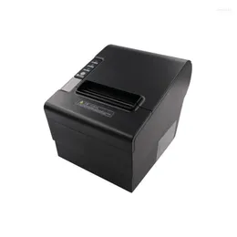 Printers Auto-Cutter 80mm Restaurant Thermal Receipt Printer YK-8030 Straight USB LPT PS/2 Three In One Roge22