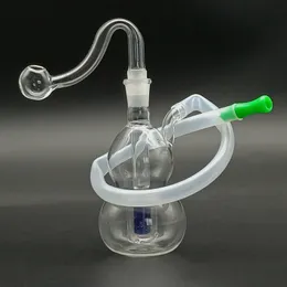 DHL Mini Glass Bongue Gourba Estilo de cabaça claro Pyrex fumando cachimbo de cachimbo de cachimbo de cachimbo de óleo de bonges de óleo