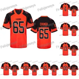 Ceothr 2019 B.C. 65 Sukh Chungh 11 Odell Willis T.J. Lee 61 Joel Figueroa Aaron Grymes Bryan Burnham Mike Reill Football Jersey