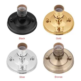 E26/E27 Vintage Industrial Ceiling Wall Light Base Holder Pendant Bulb Lamp Screw Socket sale H220428