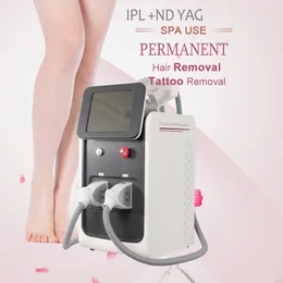 Centrum kosmetyczne Użyj 3 w 1 laserowej maszynie IPL RF ND YAG wielofunkcyjny zmywacza do usuwania włosów usuwanie skóry twarzy odmładzanie instrumentu trądziku leczenie urządzenie do podnoszenia twarzy