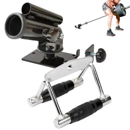 Accessories Fitness T-bar V-bar Row Handle Landmines Platform Press Down Workout Attachments For Gym Barbell Bar Deadlift Training Equipment