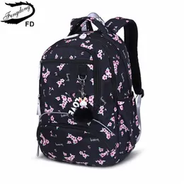 Fengdong Sytle Sytle Children School Backpack Kids Book Bag Bags for Girls Backproof Lackpack Backpack Lj201225