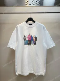 22ss Men Women Designers t shirts tee DESTROYED tie dye short sleeve Crew Neck Streetwear black white gray xinxinbuy XS-L