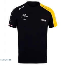 Ed6b Men's Polos 2023 Summer F1 Racing Team Short Sleeve t Shirts Renault Digital Printing and Women's Sports Cycling Quick-drying