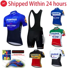 Team Step Step Cycling Jersey 20d Bib Set Bike Clothing Ropa ciclism Bicycle Wear Clothes Mens Short Maillot Culotte 220601