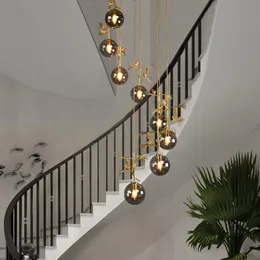 Lâmpadas pendentes LED moderno LEDS PENDEANT LUZES AMBER BOLAS CLAS