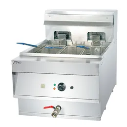 DF28BB Commercial Counter Top Electric 1-Tank Deep Fryer Maszyna z 3 koszami do sprzętu kuchennego