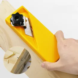 Hypotenuse Straight Edge Woodworking Carpenter Hand Tool Wood Planer Right Angle Flat Board Manual Control Trimmer