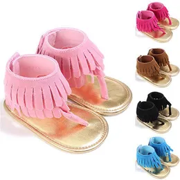 PudCoco US Stock Fashion Lovely bebê criança infantil tassel tassel mocassin sandália garotas de sola macia 018m 220621