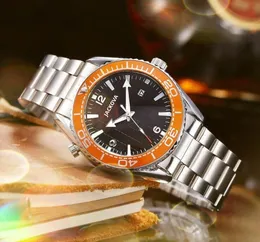 Relógio masculino masculino linha de esqueleto Dial observa 40mm de luxo de luxo cronógrafo quartzo bateria profissional Exibição de mão simples Luxo de luxo