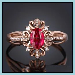 Кольцо для солистого кольца драгоценные камни для женщин, мужские, красивые модные бренд, свадебная бриллиантовая кристалл 18 тыс. Золото, Dhm0t