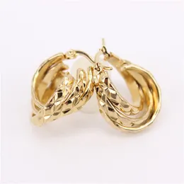 후프 Huggie Earrings Pendientes Acero inoxidable 선물 여성 Brincos Diferentes Light 25mm 10.5g 미세한 광택 LH1015hoop