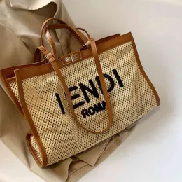 High-end-handtasche tragbare große kapazität gewebte tasche frauen 2022 neue sommer schulter stroh textur Einkaufstasche Geldbörsen