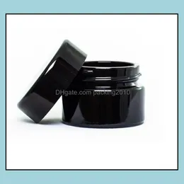 Ochrona UV Fl Black 5ml szklane kremowe słoiki wosk do wosk dab suchy zioła koncentrat pojemnik SN3913 DROP 2021 Butelki opakowania biuro