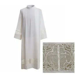 Catholic Church Priest Costume Seminarian Surplice ALB Cassock Lace Liturgical Alb Cottas Vestment Clerical Clothing