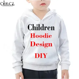 Family Fitted 3D Print DIY Personalized Design Children Hoodies Own Image P o Star Singer Anime Boy Girl Casual Cute Tops 220707