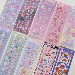 Wrap Prezent Korea Ins Castle Ribbon Glitter Sticker DIY Scrapbooking Journal Collage Star Chasing Goo Card Dekoracja Giftgift Gift