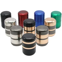 The latest 63x86mm Smoke grinder six -layer zinc alloy insulation cup tobacco grinding device choices support custom LOGO