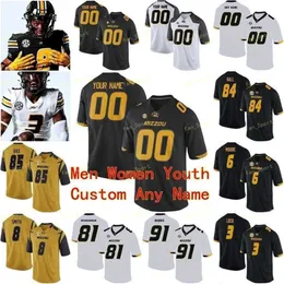 Thr Missouri Tigers Football Jersey 12 Johnathon Johnson 28 Dawson Downing 4 Jonathan Nance 18 Joshuah Bledsoe NCAA College Men Youth