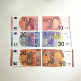 50% di dimensioni film PROP Banknote Copia stampato Moneta falso USD Euro UK Pounds GBP britannico 5 10 20 50 giocattolo commemorativo per Natale GIF239U248O1W3F