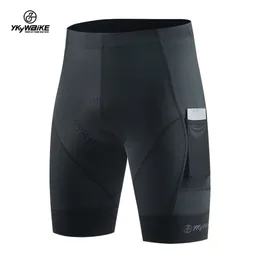 YKYWBIKE – short de cyclisme antichoc, collant pour hommes et femmes, 2 poches latérales, vtt, vélo de route, Ropa Ciclismo, 220721