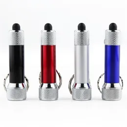 Keychain Flashlight Portable Aluminum Torch Lamp Light Waterproof Bright Lighting Outdoor Keyring