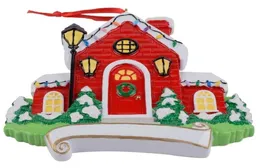 2022 Decorações de Natal DIY Ornamentos graváveis ​​Papai Noel Pingente Pingente Presentes para Festas em Casa para Amigos da Família A12
