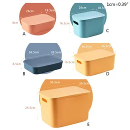 Storage Boxes & Bins Multifunction Plastic With Lid Toys Books Cosmetics Clothes Container Organizer S27 21 Drop