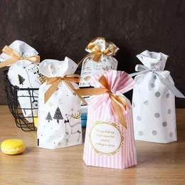 Dot Plastic Pookie Candy Gift Wrat Sacksing Bag Сумка для закусок с закусками упаковывать декор дня рождения свадебный декора