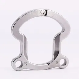 Stainless Steel Anti-off Ring for Male Cock Cage Metal Chastity Devices Accessories 220606