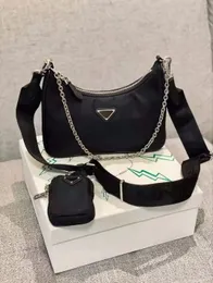 حقائب مصممة السيدات Nylon 2005 Crossbody Bag Luxurys Handbags Hobo 3 في 1 أكياس الكتف سلسلة Underarm-Bag عالية الجودة الكلاسيكية العلامة التجارية COIN COIN FRES