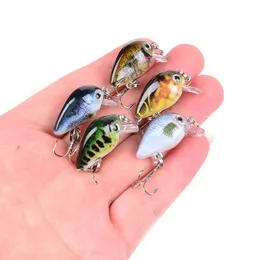 Aorace 30mm 2g Crazy Wobbler Mini Topwater CrankBait人工婚hardベイトペスカ釣りルアーベースペスカ220726