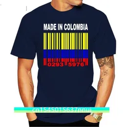 MADE IN COLOMBIA Colombian National Flag CUSTOM BARCODE NUMBERS Tshirt Y81 220702