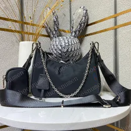 Designer-Handtaschen für Damen, luxuriöse Umhängetasche für Damen, Brusttasche für Damen, zusammengesetzte Tragetasche, Ketten, Canvas-Geldbörse, Messenger-Taschen, Hobo 3 in 1, Vintage-Sacoche #PRC01