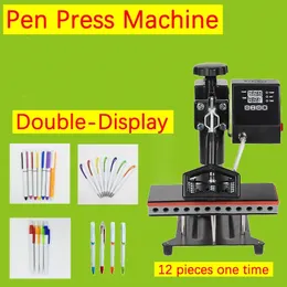 Sublimation Pen Heat Press Machine Heat Transfer Machines Printing Printer Customize DIY Logo 12 pcs One Time